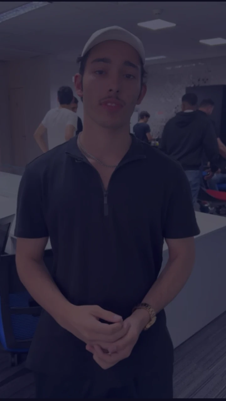 Depoimento de aluno em vídeo