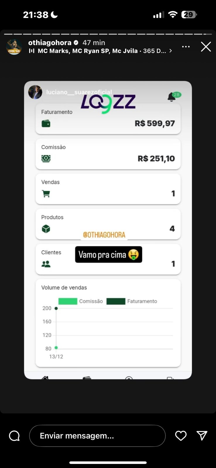 Print de resultado
