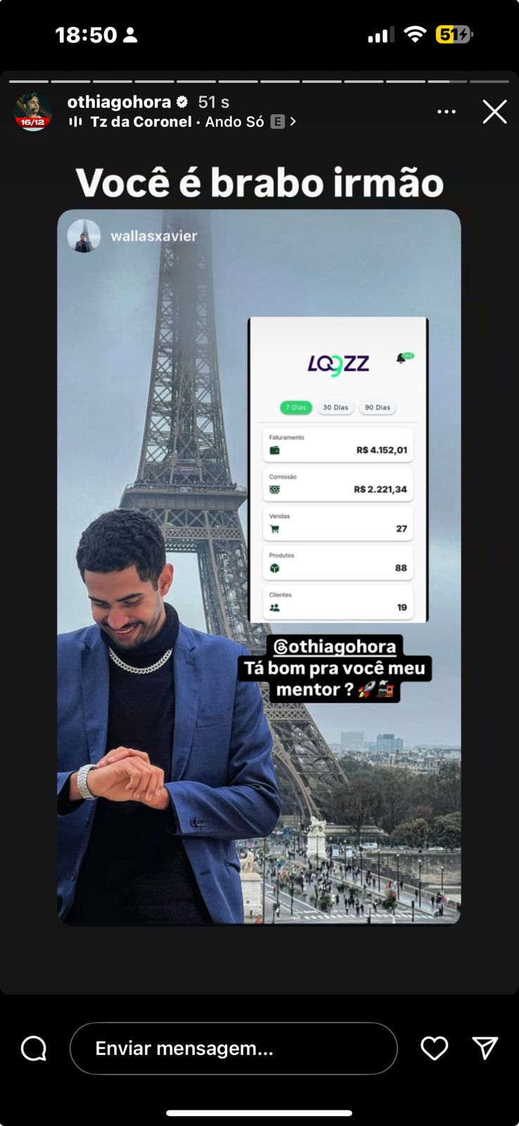 Resultado real de aluno